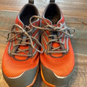 Merrell Ascend Glove Trail J48062 Minimalist Womens Orange Running Shoes Sz 9.5